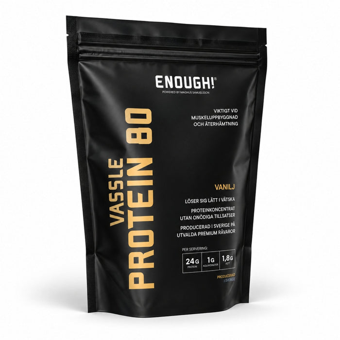 Enough Proteinkoncentrat 80 Vanilj 1 kg