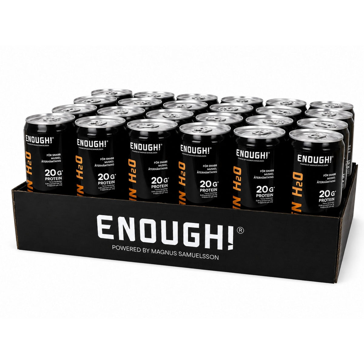 Enough Proteinvatten Clementin 24-pack - TRÄNING & PERFORMANCE BUTIKEN