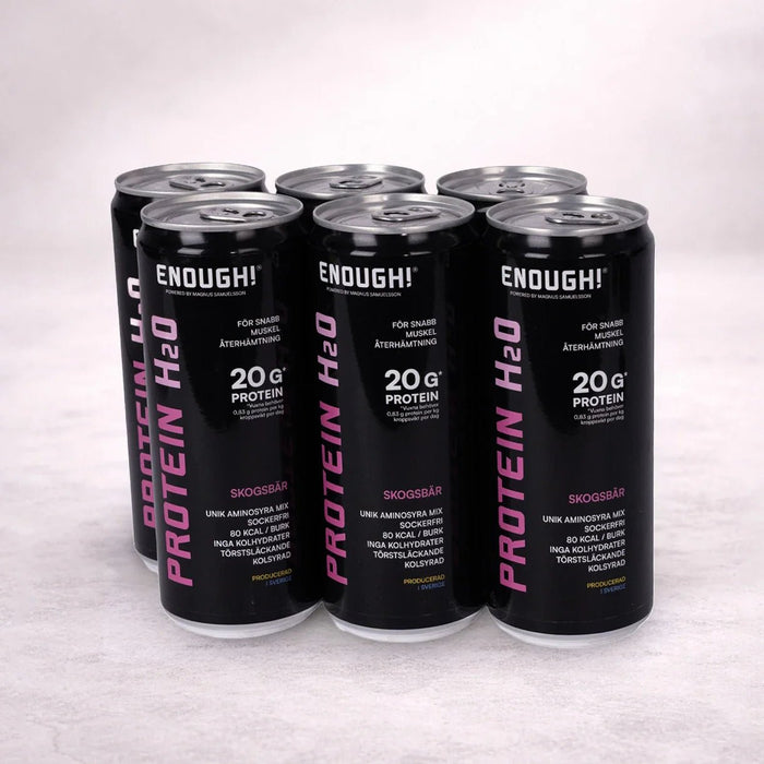 Enough Proteinvatten Skogsbär 6-pack