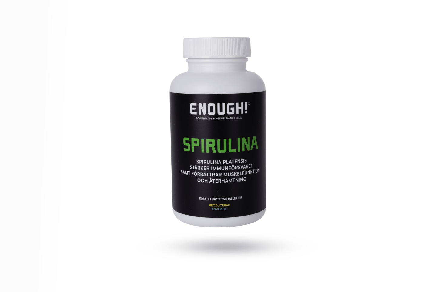 Enough Spirulina 250 st - TRÄNING & PERFORMANCE BUTIKEN