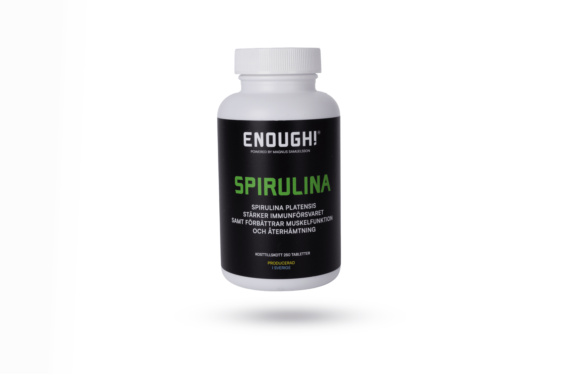 Enough Spirulina 250 st - TRÄNING & PERFORMANCE BUTIKEN
