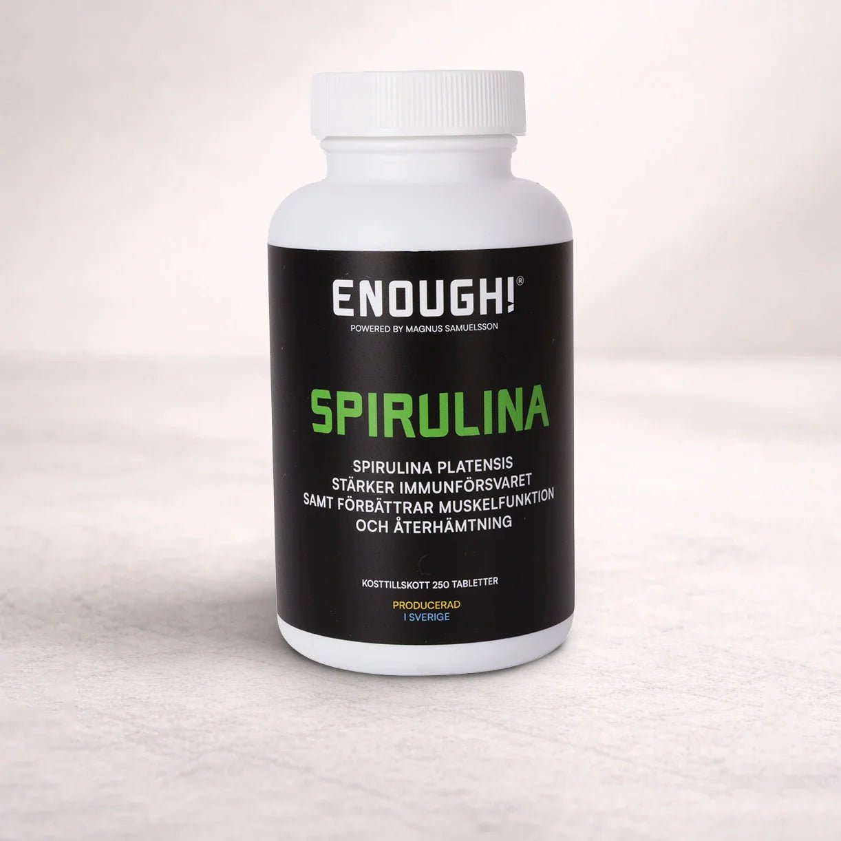Enough Spirulina 250 st - TRÄNING & PERFORMANCE BUTIKEN