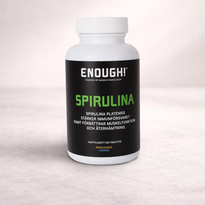 Enough Spirulina 250 st - TRÄNING & PERFORMANCE BUTIKEN