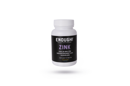 Enough Zink 25 mg 90 st - TRÄNING & PERFORMANCE BUTIKEN