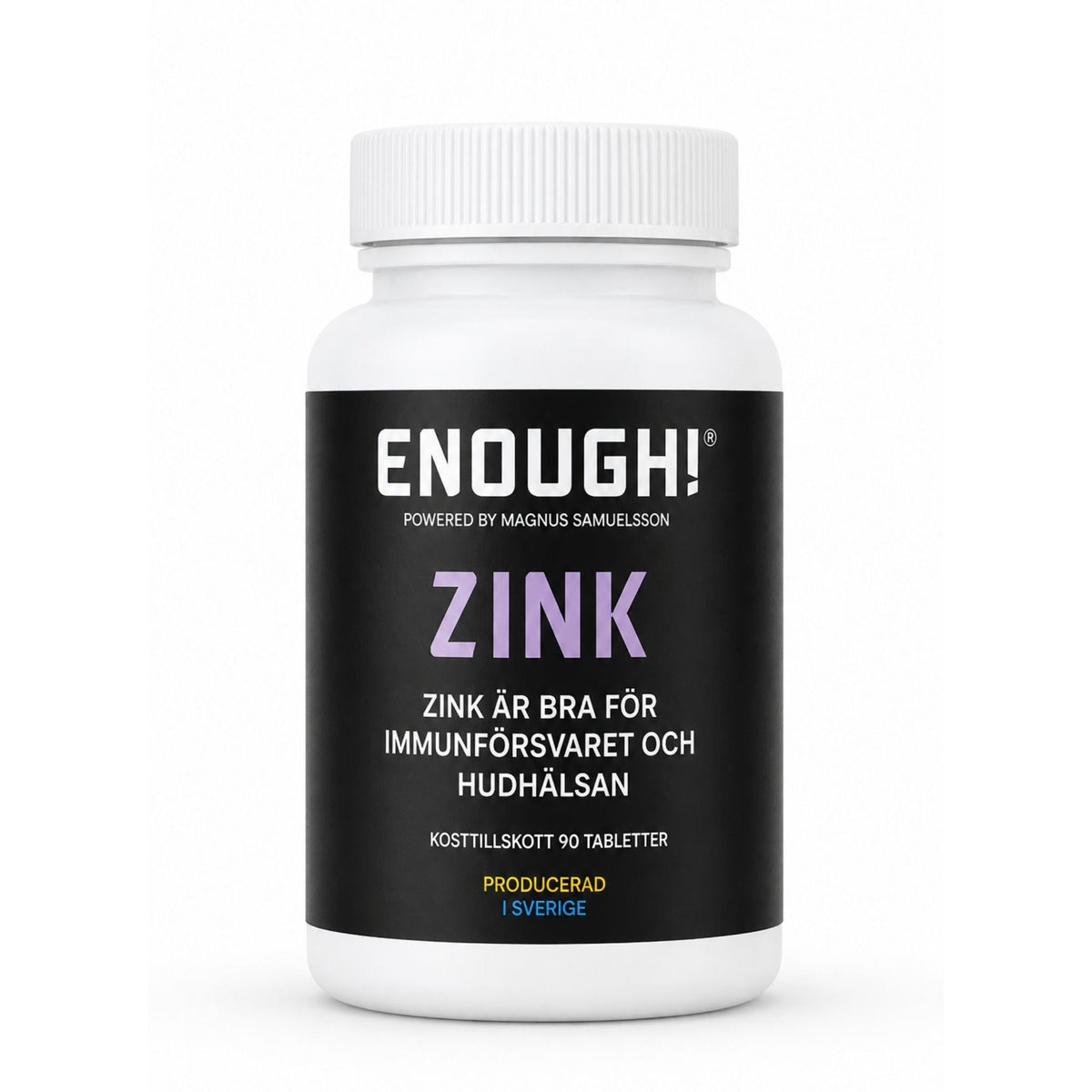 Enough Zink 25 mg 90 st - TRÄNING & PERFORMANCE BUTIKEN