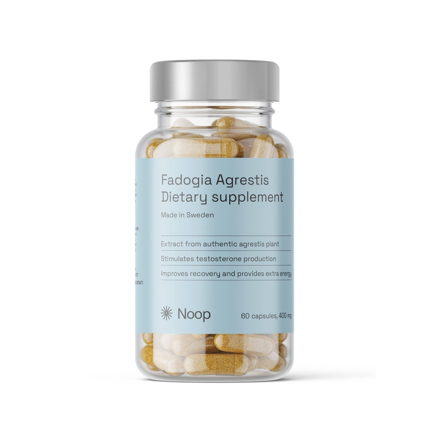 Fadogia Agrestis 60 capsules - NOOP - TRÄNING & PERFORMANCE BUTIKEN