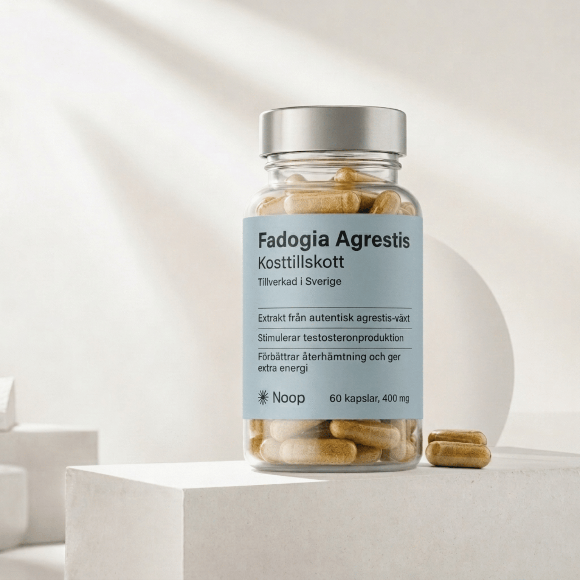 Fadogia Agrestis 60 capsules - NOOP - TRÄNING & PERFORMANCE BUTIKEN