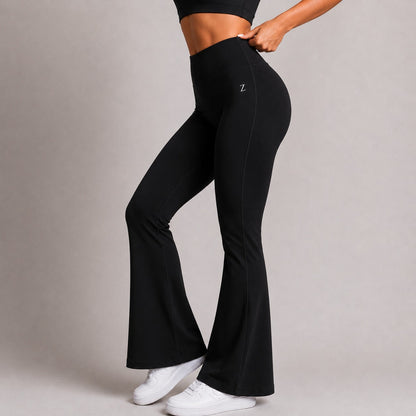 NOIR Flare Pants Black