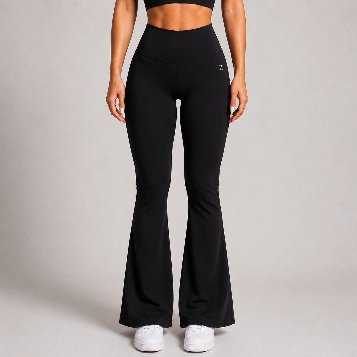 NOIR Flare Pants Black
