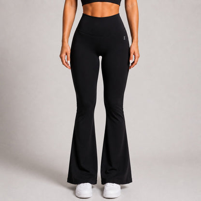 NOIR Flare Pants Black