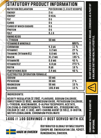 Fruit Punch (100 servings) - TRÄNING & PERFORMANCE BUTIKEN