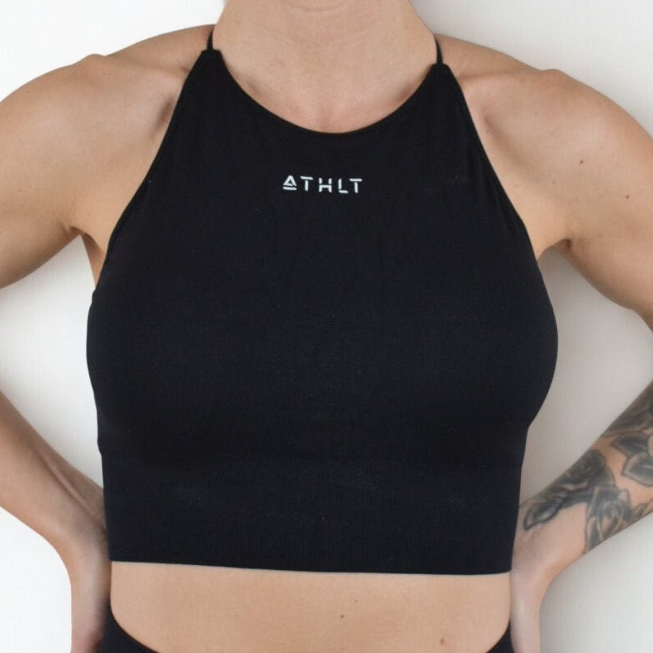 Gaia sport-BH med hög hals & crop top - TRÄNING & PERFORMANCE BUTIKEN