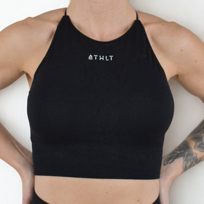 Gaia sport-BH med hög hals & crop top - TRÄNING & PERFORMANCE BUTIKEN