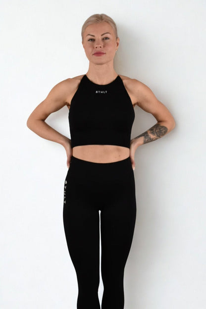 Gaia sport-BH med hög hals & crop top - TRÄNING & PERFORMANCE BUTIKEN