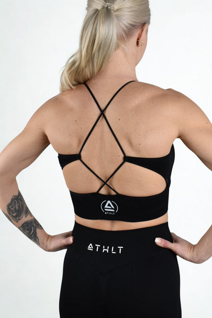 Gaia sport-BH med hög hals & crop top - TRÄNING & PERFORMANCE BUTIKEN