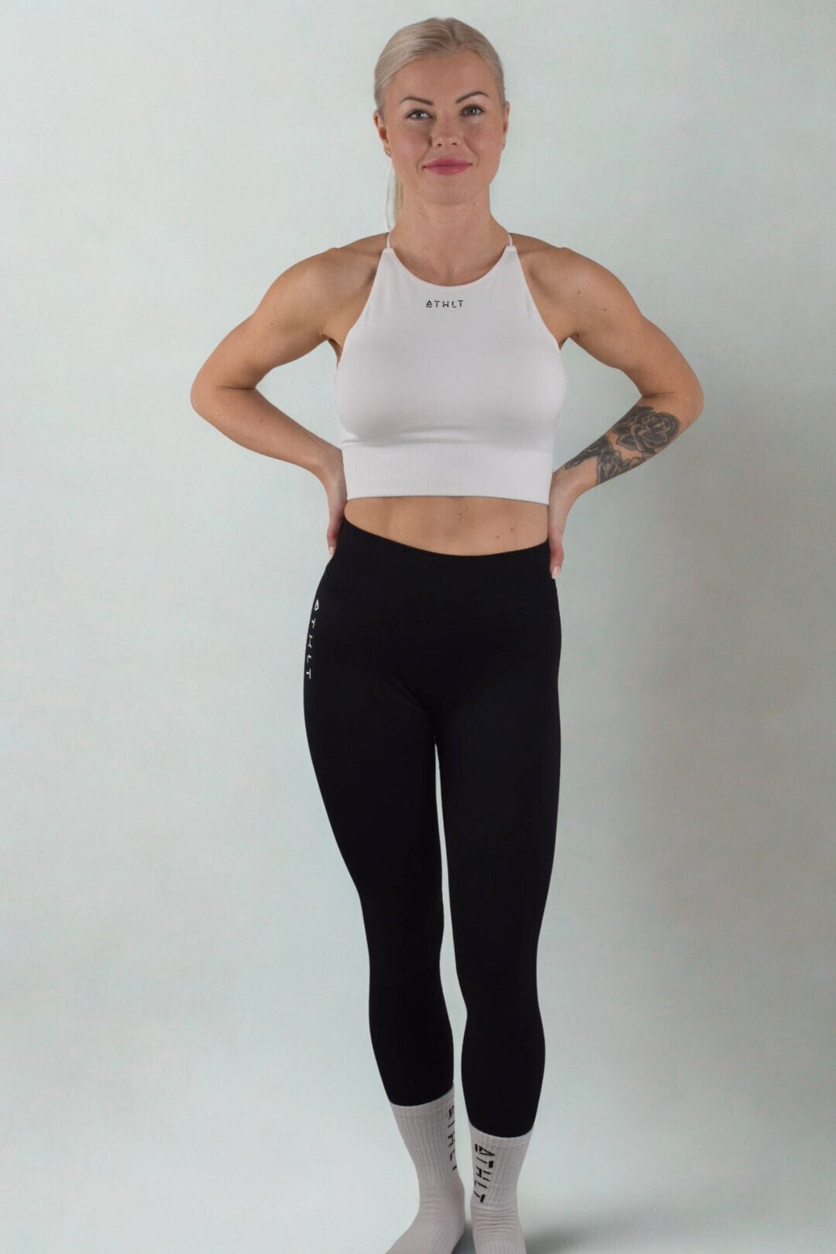 Gaia sport-BH med hög hals & crop top - TRÄNING & PERFORMANCE BUTIKEN