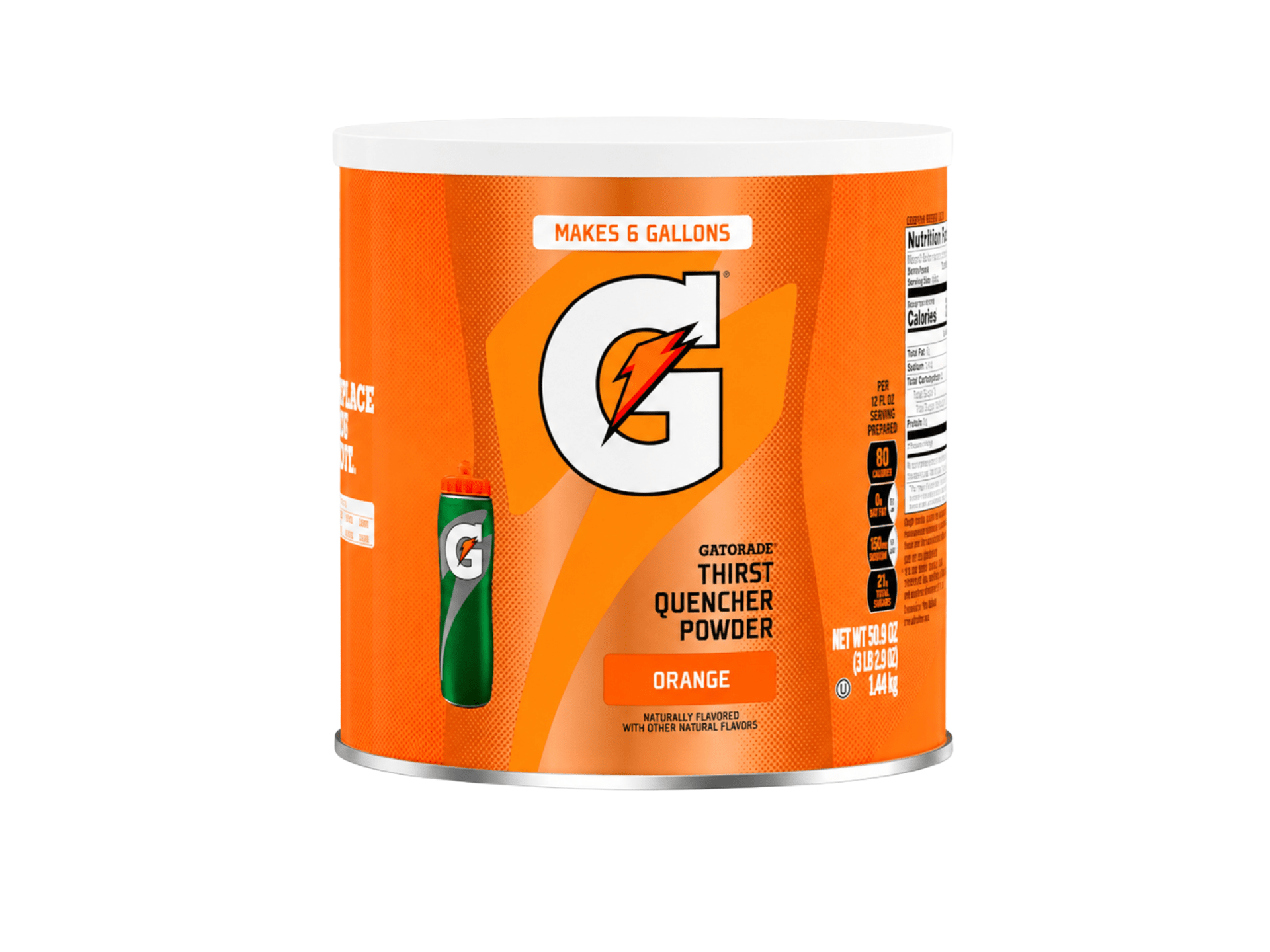 Gatorade Thirst Quencher Powder, Apelsin (1.44 kg, ger ca ~23 liter) - TRÄNING & PERFORMANCE BUTIKEN