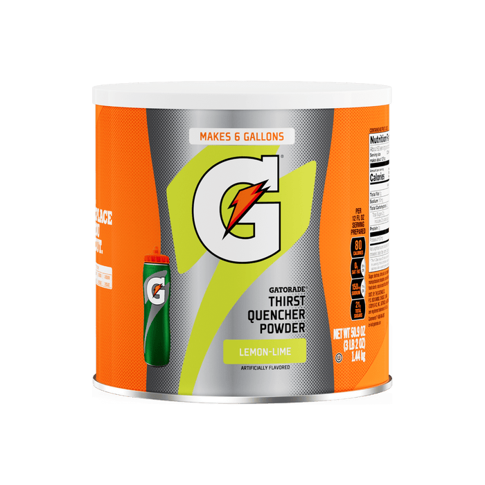 Gatorade Thirst Quencher Powder, Citron Lime (1.44 kg, ger ca ~23 liter)