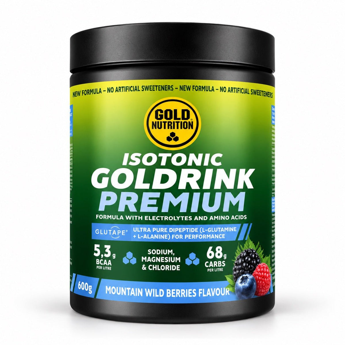 GOLD DRINK PREMIUM 600G - Utmärkt vätskeersättning för långvarig träning - TRÄNING & PERFORMANCE BUTIKEN