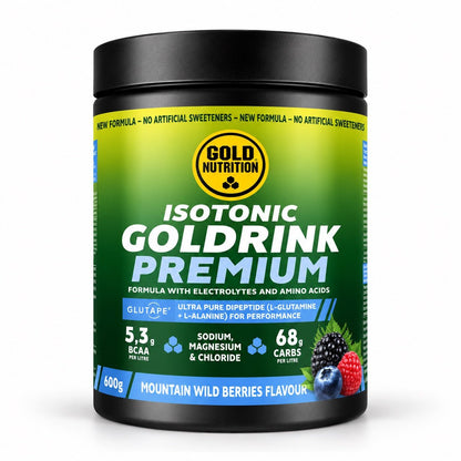 GOLD DRINK PREMIUM 600G - Utmärkt vätskeersättning för långvarig träning - TRÄNING & PERFORMANCE BUTIKEN
