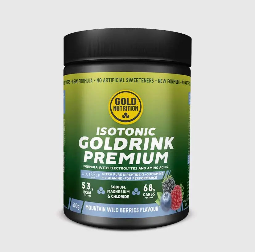 GOLD DRINK PREMIUM 600G - Utmärkt vätskeersättning för långvarig träning - TRÄNING & PERFORMANCE BUTIKEN