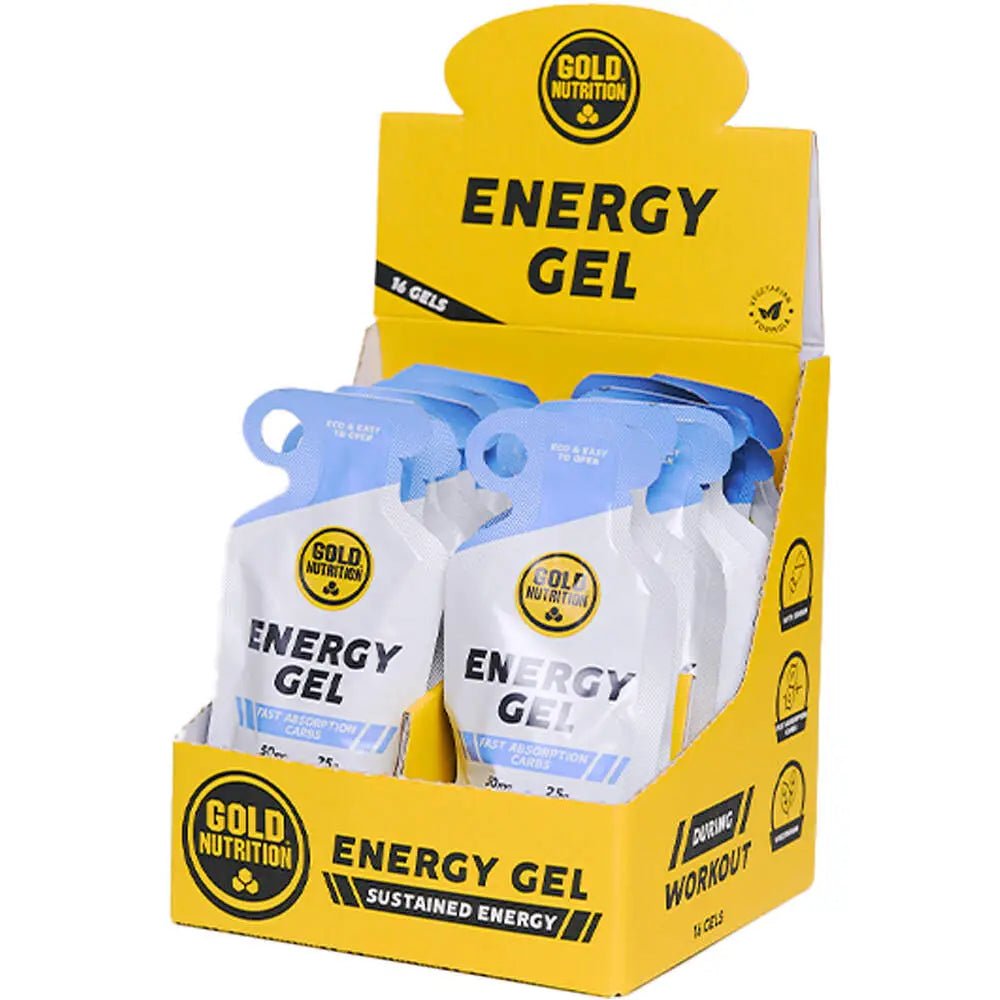 GoldNutrition® Energy Gel – 16 - pack for endurance and performance - TRÄNING & PERFORMANCE BUTIKEN