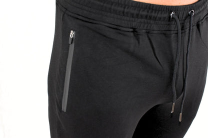 Herr slim fit sweatpants | Zagreus joggers med vadlogga - TRÄNING & PERFORMANCE BUTIKEN