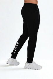 Herr slim fit sweatpants | Zagreus joggers med vadlogga