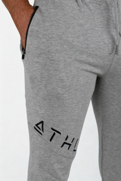 Herr slim fit sweatpants | Zeus joggers med lårlogga - TRÄNING & PERFORMANCE BUTIKEN