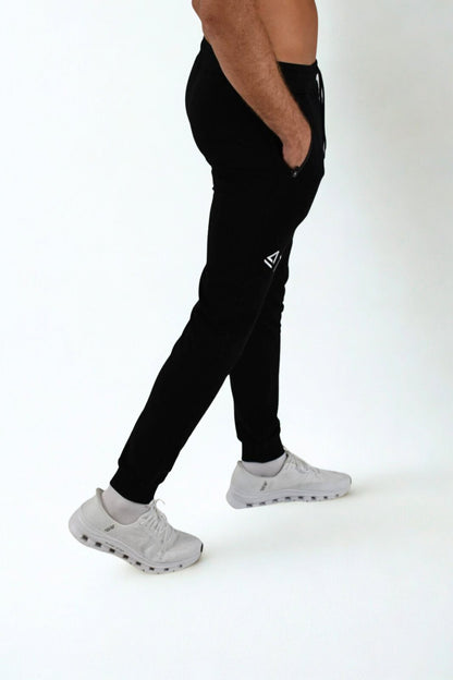 Herr slim fit sweatpants | Zeus joggers med lårlogga - TRÄNING & PERFORMANCE BUTIKEN