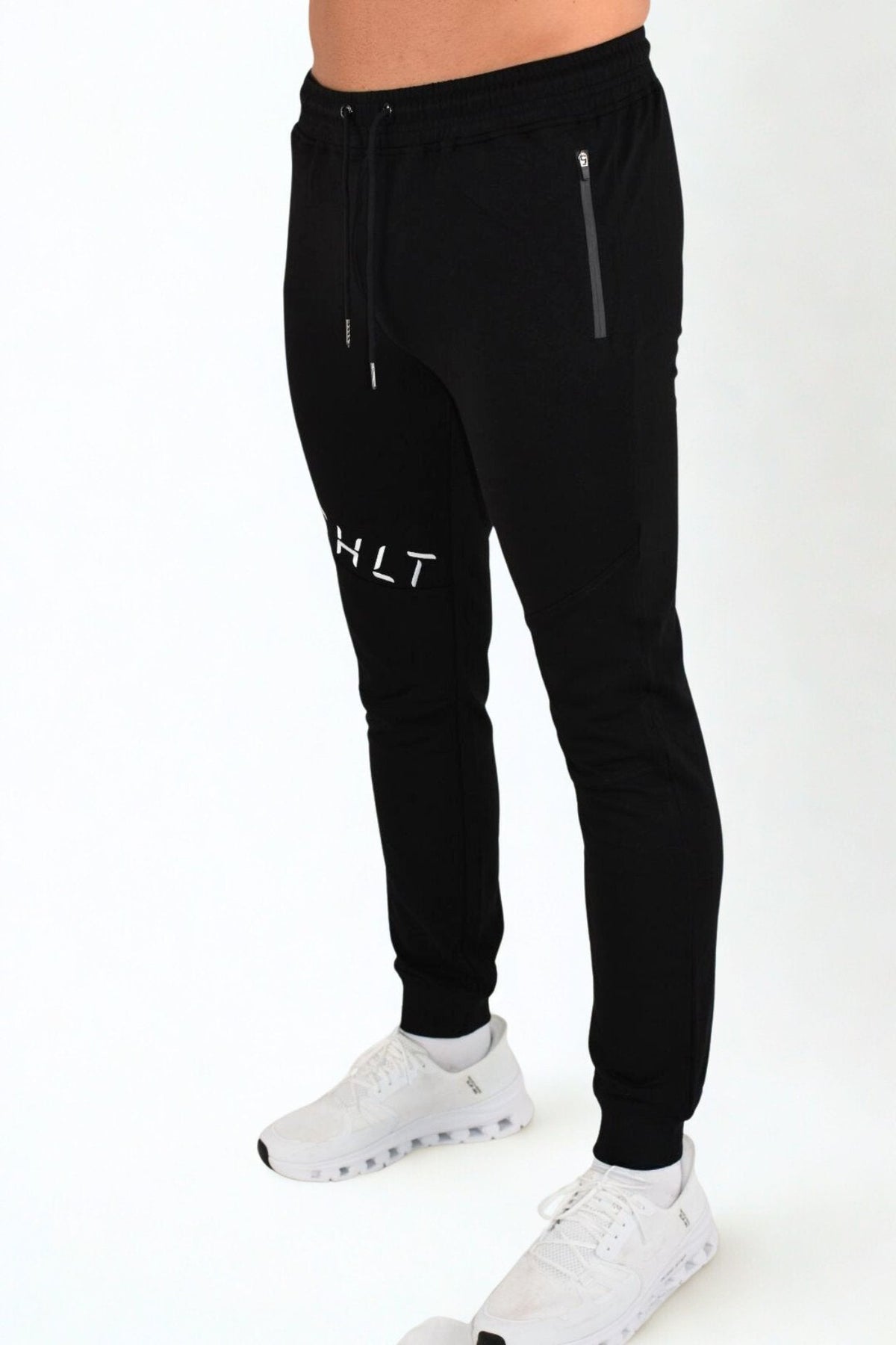 Herr slim fit sweatpants | Zeus joggers med lårlogga - TRÄNING & PERFORMANCE BUTIKEN