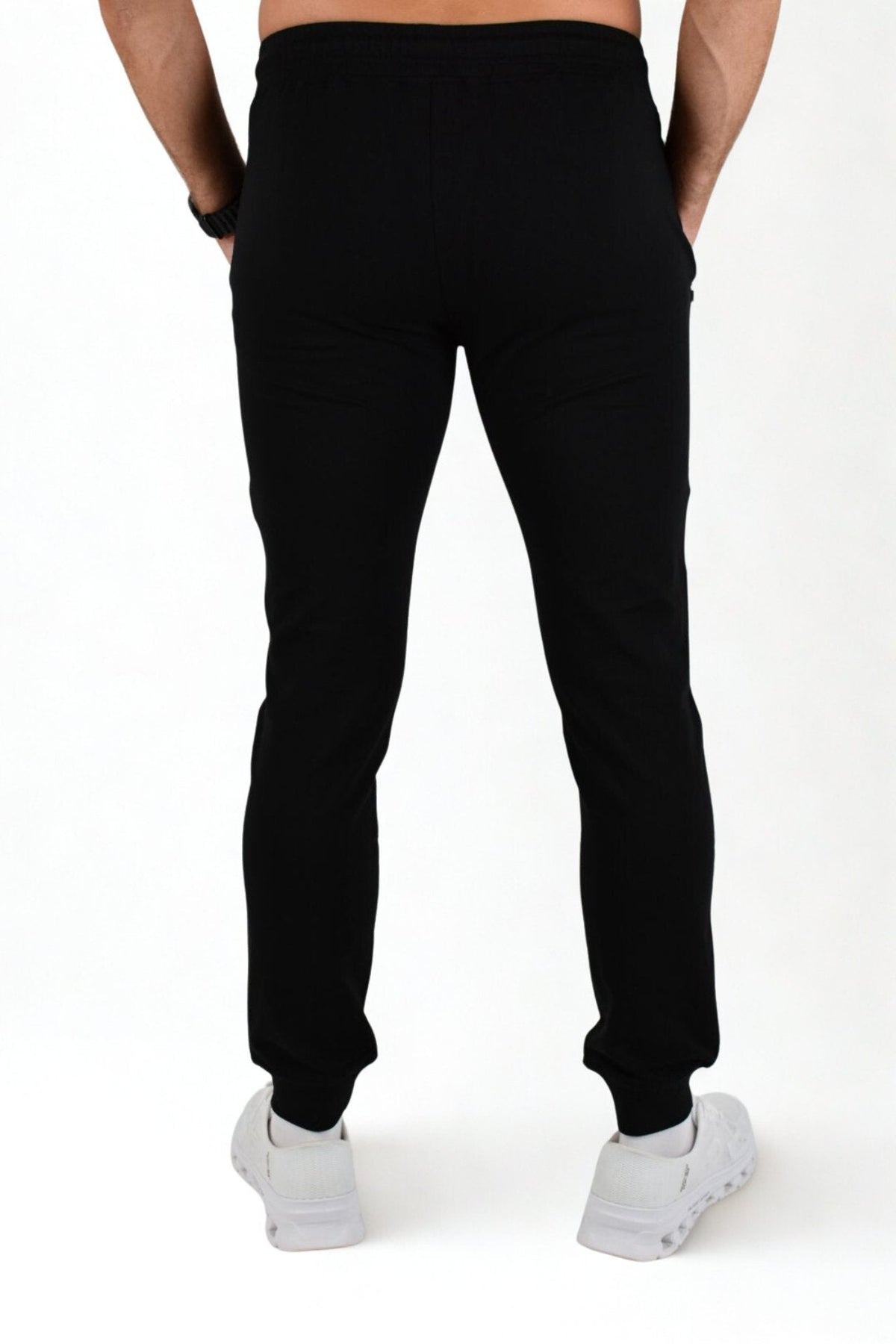 Herr slim fit sweatpants | Zeus joggers med lårlogga - TRÄNING & PERFORMANCE BUTIKEN