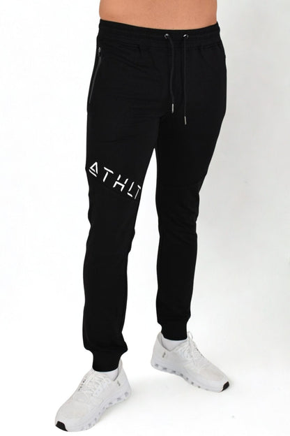 Herr slim fit sweatpants | Zeus joggers med lårlogga - TRÄNING & PERFORMANCE BUTIKEN