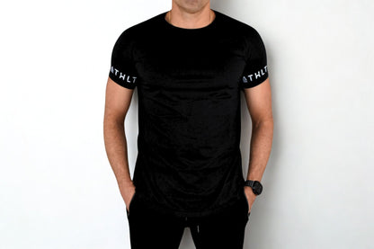 Herr slim fit T-shirt | ATHLT bicepslogga - TRÄNING & PERFORMANCE BUTIKEN