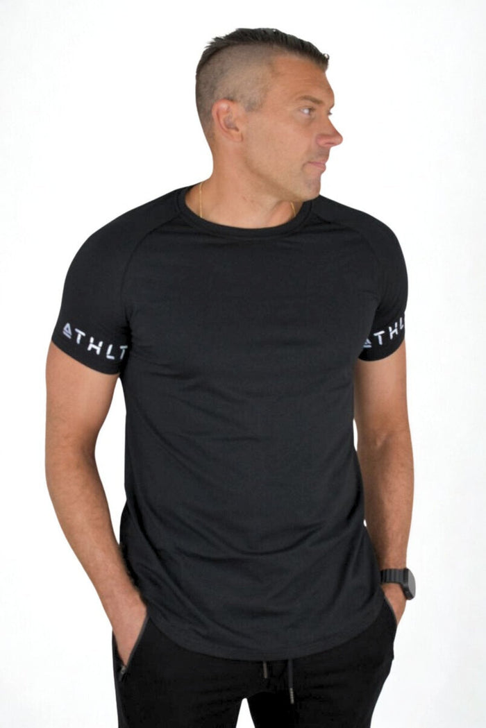 Herr slim fit T-shirt | ATHLT bicepslogga