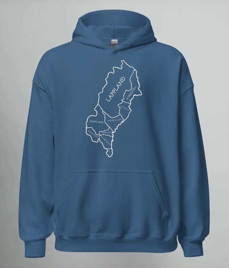 HOODIE NORRLANDS KARTA - TRÄNING & PERFORMANCE BUTIKEN