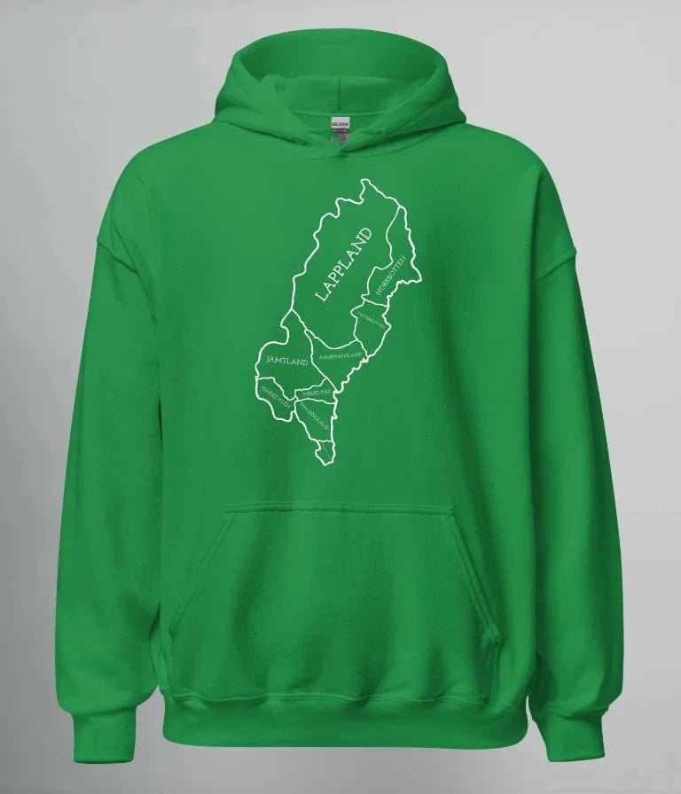 HOODIE NORRLANDS KARTA - TRÄNING & PERFORMANCE BUTIKEN