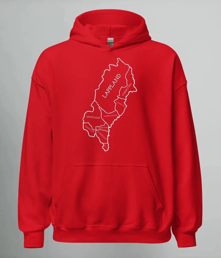 HOODIE NORRLANDS KARTA - TRÄNING & PERFORMANCE BUTIKEN
