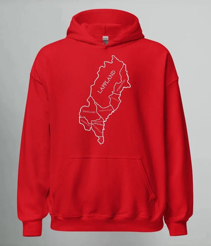 HOODIE NORRLANDS KARTA - TRÄNING & PERFORMANCE BUTIKEN