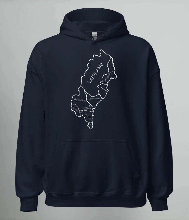 HOODIE NORRLANDS KARTA - TRÄNING & PERFORMANCE BUTIKEN