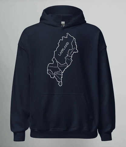 HOODIE NORRLANDS KARTA - TRÄNING & PERFORMANCE BUTIKEN