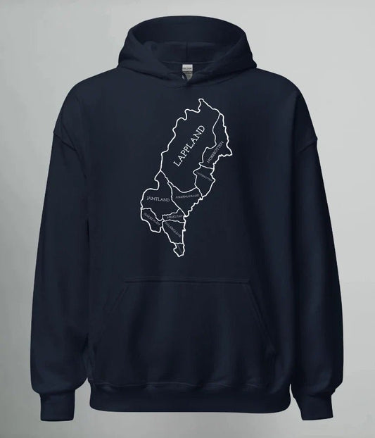 HOODIE NORRLANDS KARTA - TRÄNING & PERFORMANCE BUTIKEN