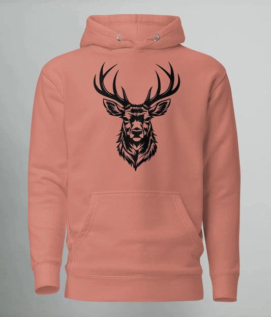 HOODIE NORTH BLACK DEER (PREMIUM) - TRÄNING & PERFORMANCE BUTIKEN