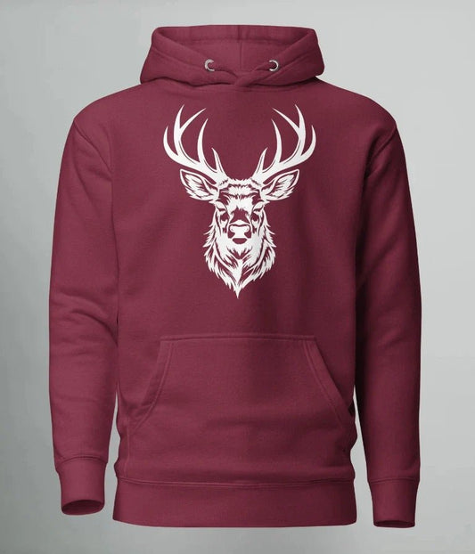 HOODIE WHITE DEER (PREMIUM) - TRÄNING & PERFORMANCE BUTIKEN