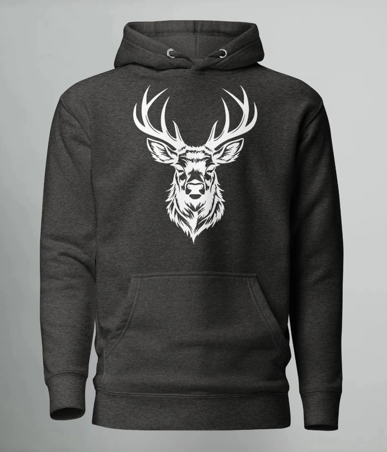 HOODIE WHITE DEER (PREMIUM) - TRÄNING & PERFORMANCE BUTIKEN