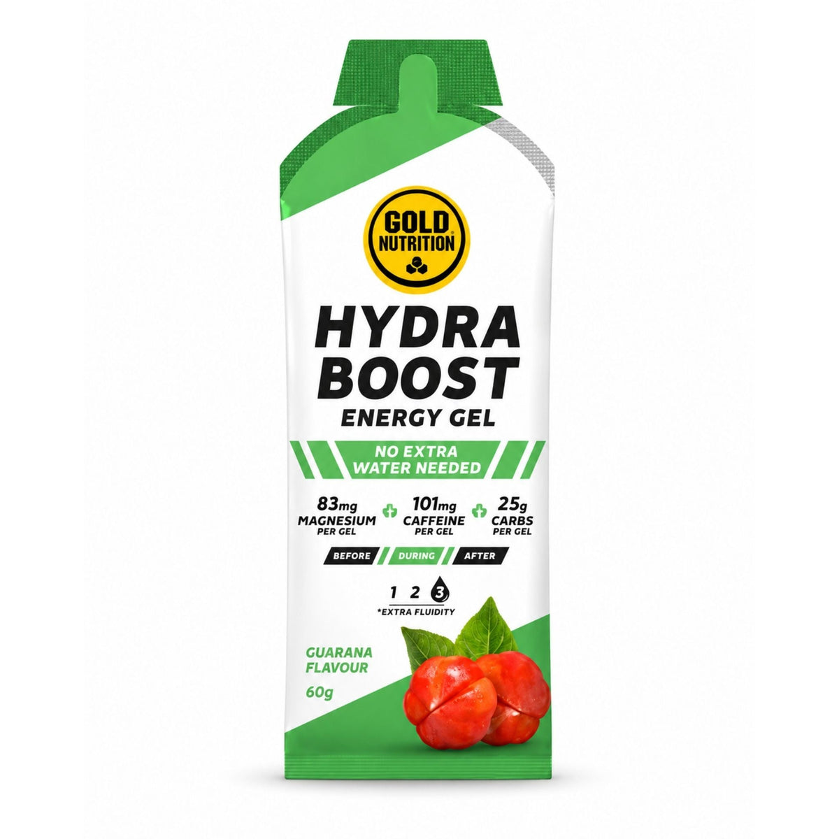 HYDRA GEL GoldNutrition® – Flytande energi som är lätt att smälta, 16-pack - TRÄNING & PERFORMANCE BUTIKEN