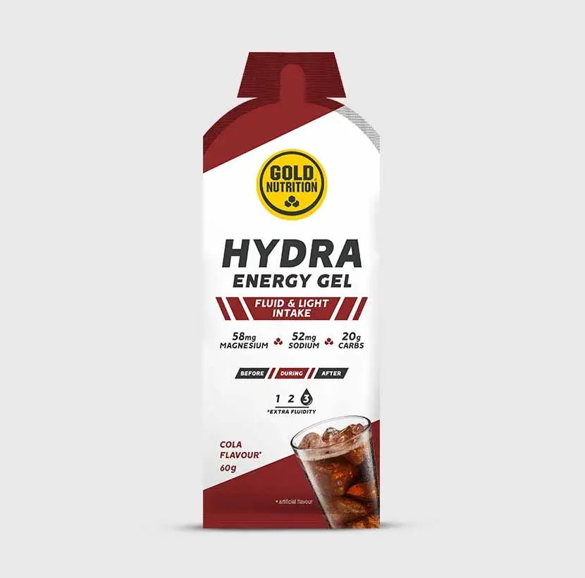 HYDRA GEL GoldNutrition® – Flytande energi som är lätt att ta och lätt att smälta - TRÄNING & PERFORMANCE BUTIKEN