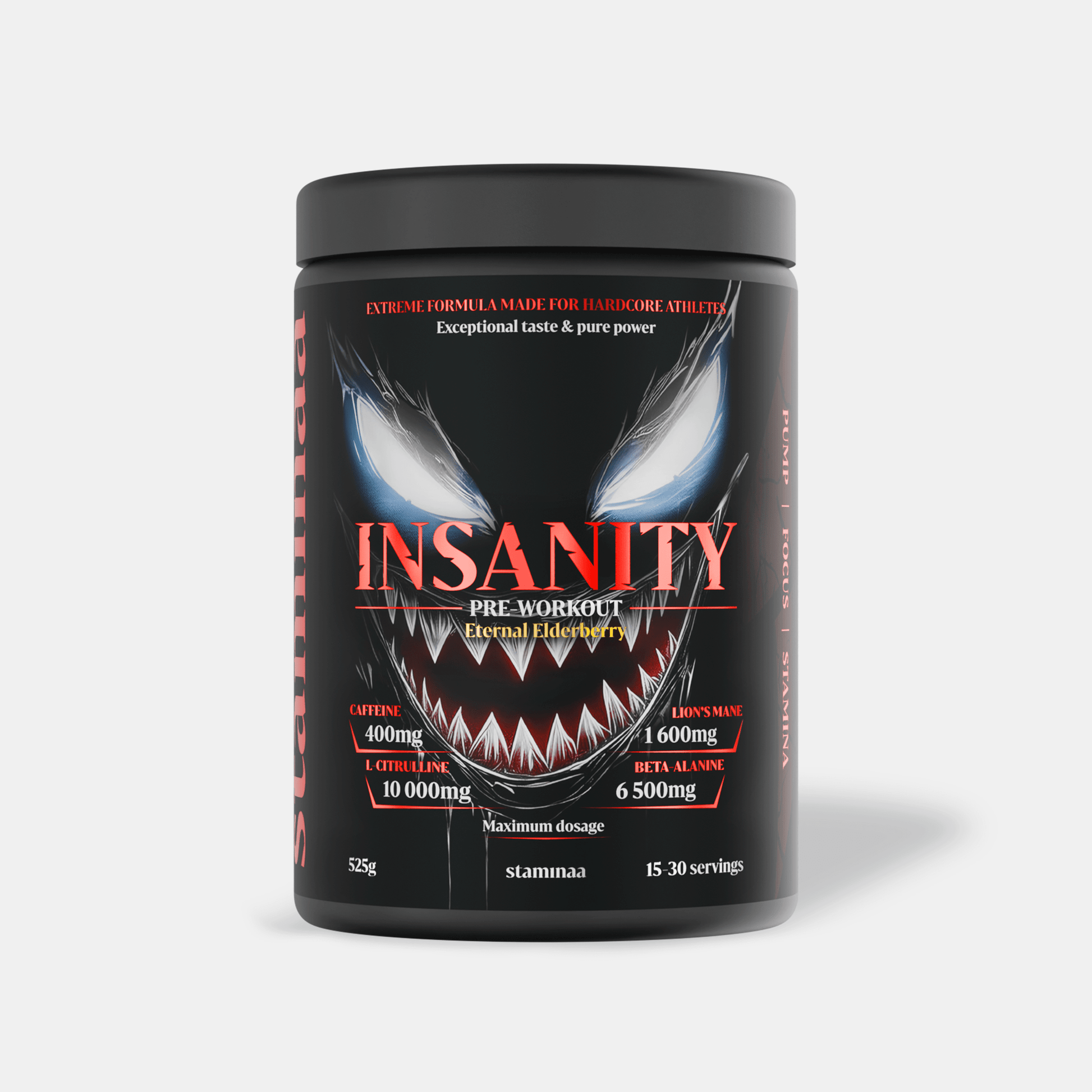 INSANITY PWO - Eternal Elderberry - TRÄNING & PERFORMANCE BUTIKEN