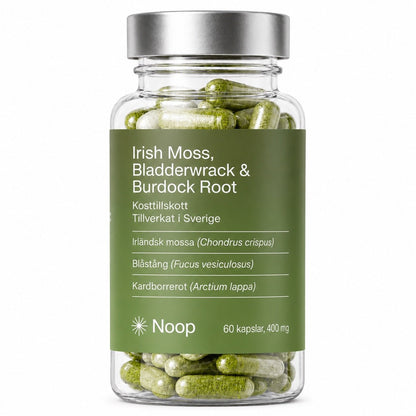 Irish moss, Bladderwrack & Burdock Root Noop - TRÄNING & PERFORMANCE BUTIKEN