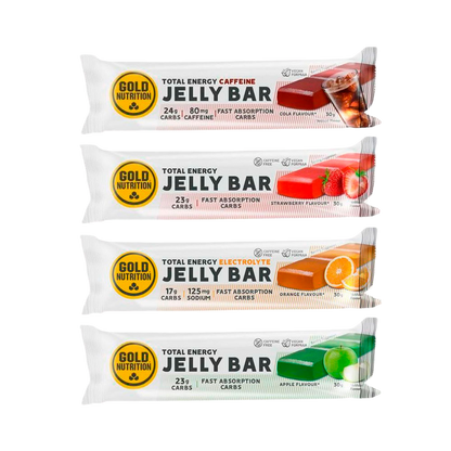Jelly Bar GoldNutrition® – Energi i geléform för uthållighet (15 x 30 g) - TRÄNING & PERFORMANCE BUTIKEN